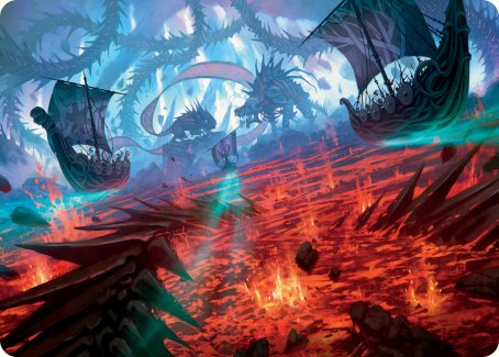 March of the Machine Art Series 33/81 Invasion of Kaldhein - Bryan Sola