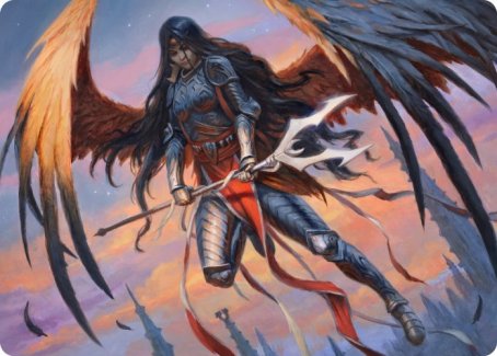 Innistrad Midnight Hunt Art Series 63/81 Liesa, Forgotten Archangel - Dmitry Burmak