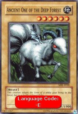 Ancient One of the Deep Forest (MRL-E018)