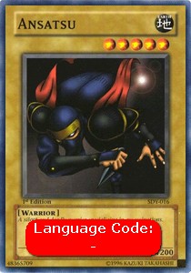 Ansatsu Yu-Gi-Oh! (SDY-E014)
