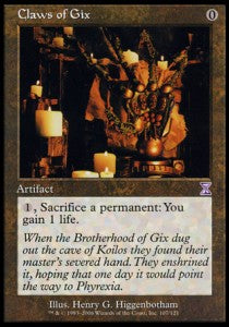 Timeshifted 107/121 Claws of Gix