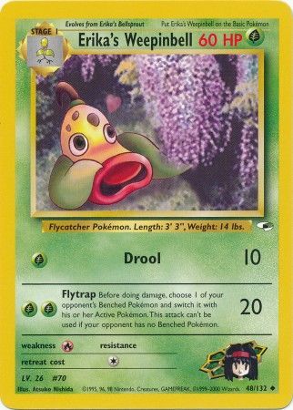 Gym Heroes 048/132 Erika's Weepinbell