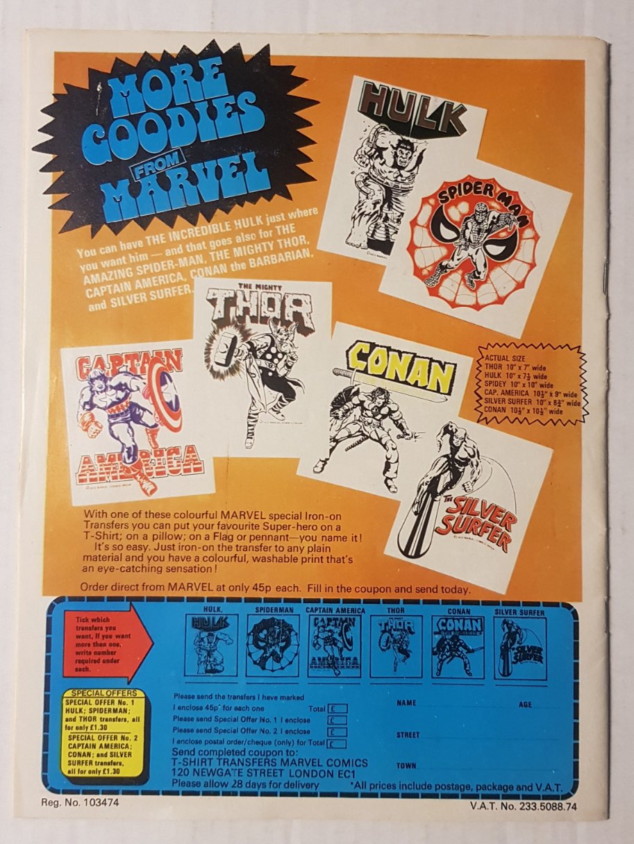 The Avengers #5 Marvel Comics UK (1973)(JB)