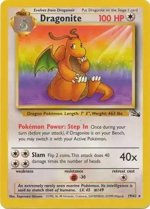 Fossil 19/62 Dragonite