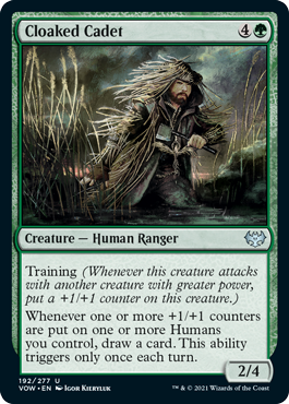 Innistrad: Crimson Vow 192/277 Cloaked Cadet (Foil)