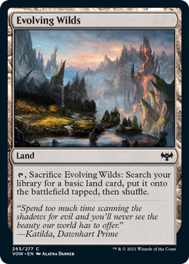 Innistrad: Crimson Vow 263/277 Evolving Wilds (Foil)