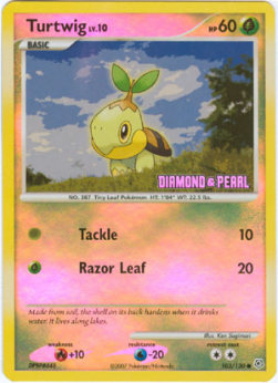 Diamond & Pearl 103/130 Turtwig (Burger King DP Promo Reverse Holo)