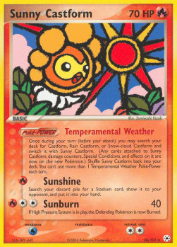 EX Hidden Legends 026/101 Sunny Castform