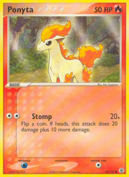 EX FireRed & LeafGreen 076/112 Ponyta