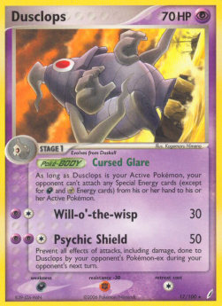 EX Crystal Guardians 017/100 Dusclops