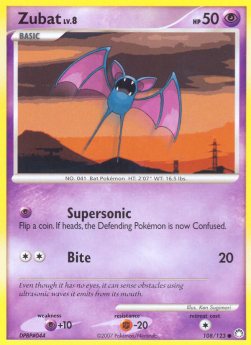 Mysterious Treasures 108/123 Zubat Lv. 8