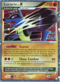 Mysterious Treasures 122/123 Lucario Lv. X (Cosmos Holo)
