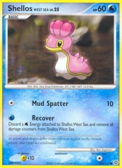Secret Wonders 107/132 Shellos West Sea Lv. 25