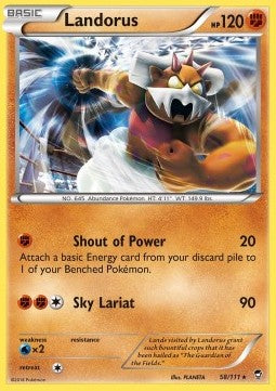 Furious Fists 058/111 Landorus (Holo)