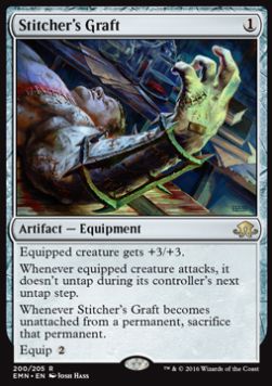 Eldritch Moon 200/205 Stitcher's Graft (Foil)