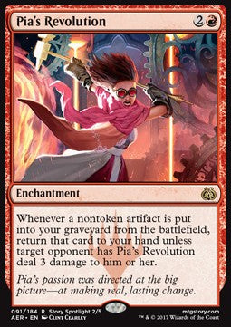 Aether Revolt 091/184 Pia's Revolution