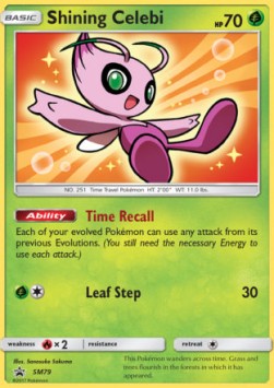 Sun & Moon Promo SM079 Shining Celebi (Holo)