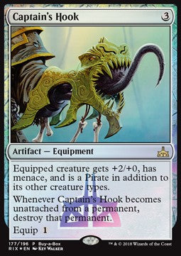 Rivals of Ixalan 177/196 Captain's Hook (Buy a Box Foil Promo)
