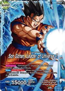 Son Gohan/Son Gohan, Leader of Universe 7 (TB1-025UC) Dragon Ball Super