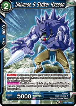 Universe 9 Striker Hyssop (TB1-043C) Dragon Ball Super
