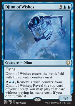 Commander 2018 087/307 Djinn of Wishes