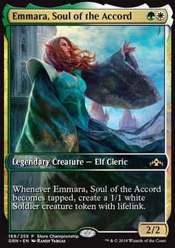 Guilds of Ravnica 168/259 Emmara, Soul of the Accord (Store Championships Foil)