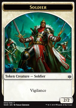 Soldier 003/019 War of the Spark Token
