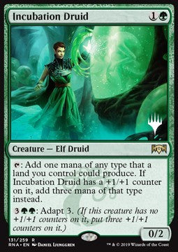 Ravnica Allegiance 131/259 Incubation Druid (Silver Stamped Foil)