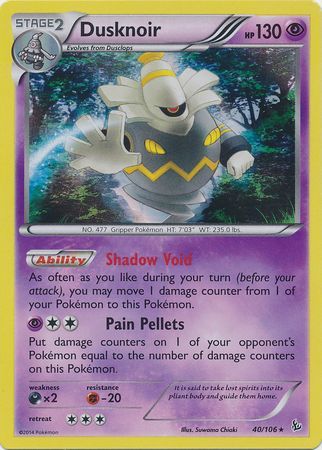 Flashfire 040/106 Dusknoir (Reverse Holo)
