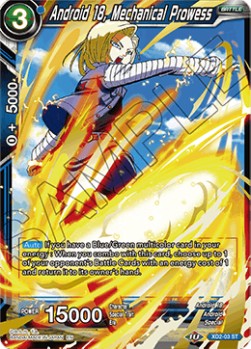 Android 18, Mechanical Prowess (Foil)(XD2-03ST) Dragon Ball Super
