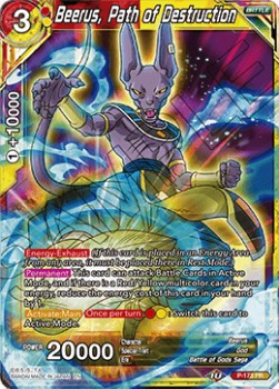 Beerus, Path of Destruction (Foil)(P-173PR) Dragon Ball Super