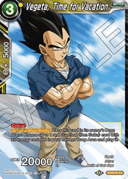 Vegeta, Time for Vacation (EX09-02EX) Dragon Ball Super