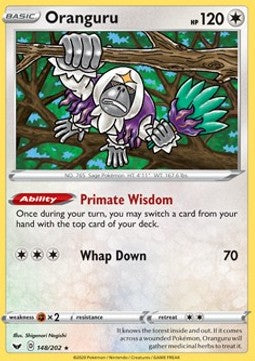 Sword & Shield 148/202 Oranguru (Reverse Holo)