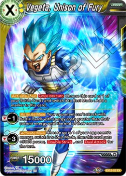 Vegeta, Unison of Fury (Foil)(EX12-02EX) Dragon Ball Super