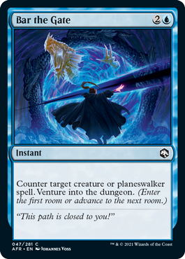 Adventures in the Forgotten Realms 047/281 Bar the Gate (Foil)