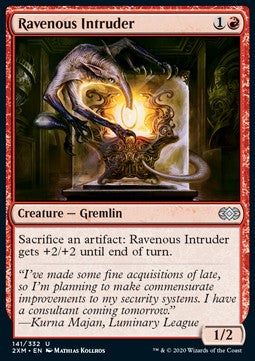 Double Masters 141/332 Ravenous Intruder (Foil)