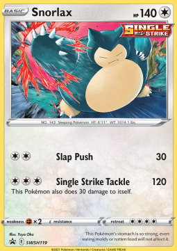 Black Star Promo SWSH119 Snorlax (Holo)