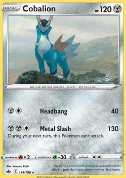 Chilling Reign 114/198 Cobalion