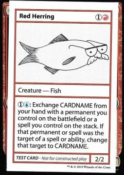 MTG Mystery Booster Playtest Card Red Herring