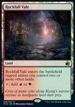 Innistrad: Midnight Hunt 266/277 Rockfall Vale