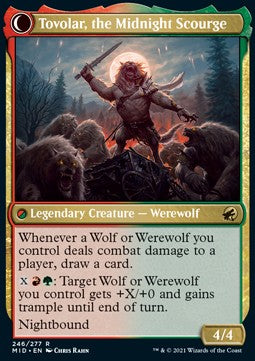 Innistrad: Midnight Hunt 246/277 Tovolar, Dire Overlord