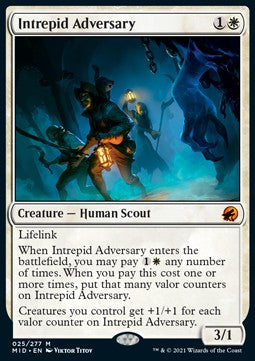 Innistrad: Midnight Hunt 025/277 Intrepid Adversary