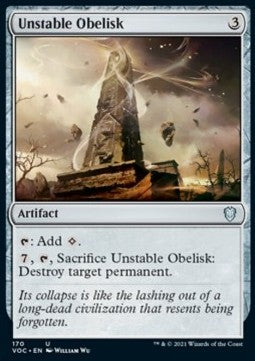 Innistrad Crimson Vow - Commander 170/038 Unstable Obelisk