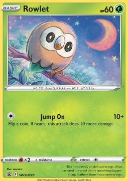 Sword & Shield Promo SWSH220 Rowlet (Holo)