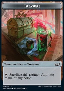 Ooze 025/036 Treasure 015/017 Streets of New Capenna Commander Token