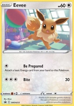 Sword & Shield Promo SWSH212 Eevee (Cosmos Holo)