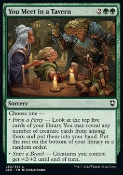 Battle for Baldur's Gate 263/361 You Meet in a Tavern (Foil)