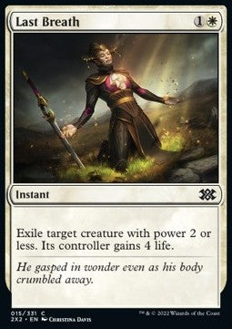 Double Masters 2022 015/331 Last Breath (Foil)