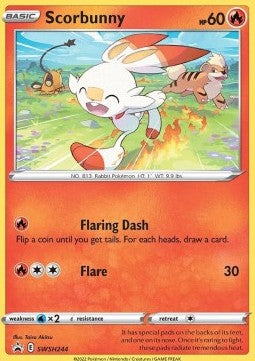 Sword & Shield Promo SWSH244 Scorbunny (Cosmos Holo)