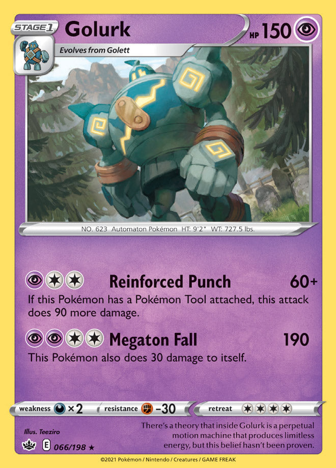Chilling Reign 066/198 Golurk (Reverse Holo)